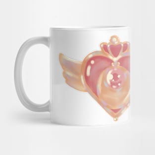 Magical Girl Heart Brooch Mug